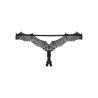 Bravelle String ouvert - Noir