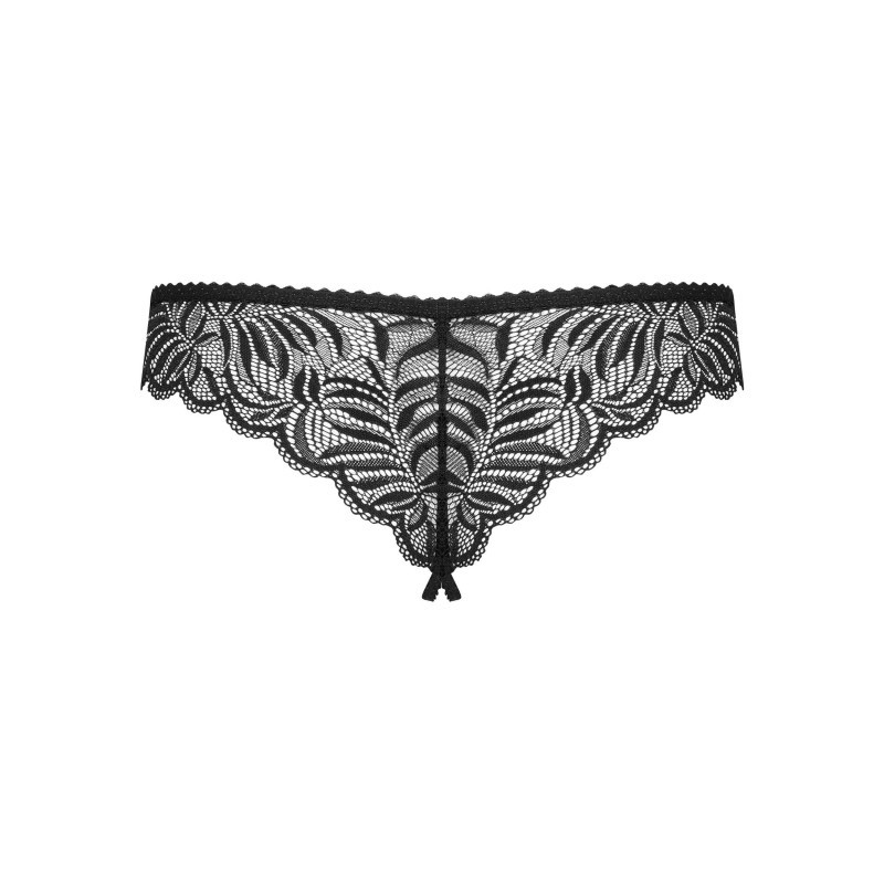 Contica Tanga ouvert - Noir