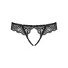 Contica Tanga ouvert - Noir