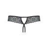 Shibu String ouvert - Noir
