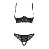 Letica Ensemble ouvert 2 pcs  - Noir