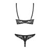 Letica Ensemble ouvert 2 pcs  - Noir