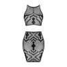 K101 top et jupe - Noire