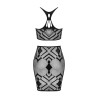 K101 top et jupe - Noire