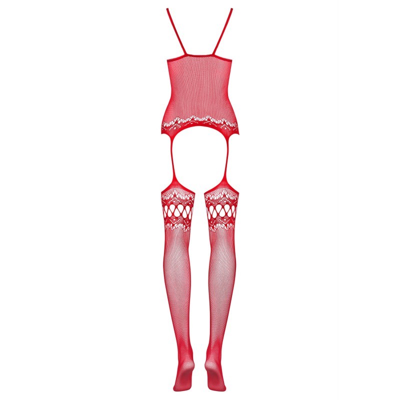 F214 Bodystocking - Rouge