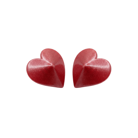 Nipple Métal rouge Cache tétons cœur