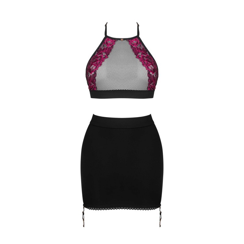 Rosenty ensemble Top et Jupe - Noir