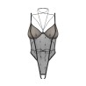 Anniverse special body ouvert et harnais - Noirs