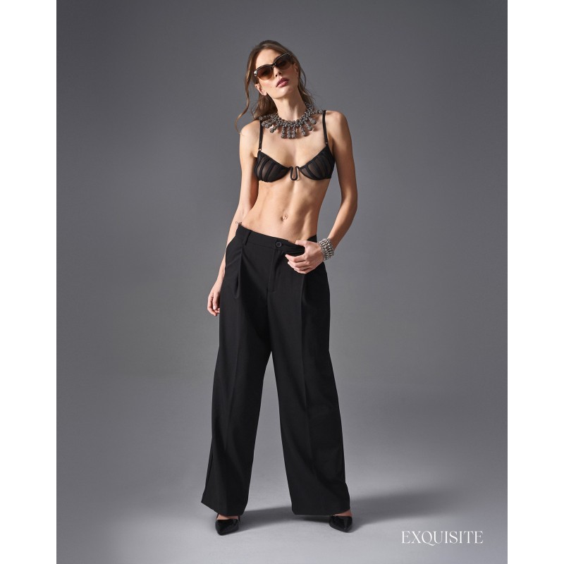 Aurorium demi-soutien-gorge noir