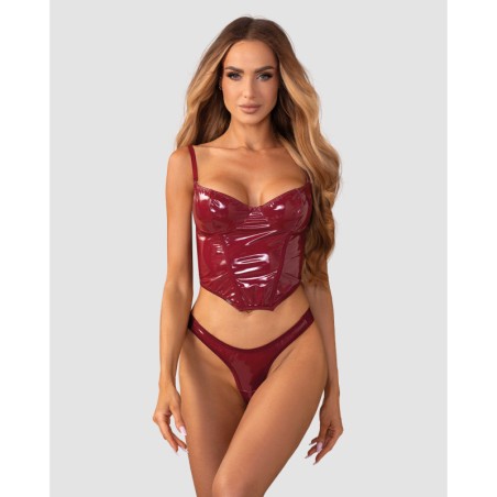 Redya Corset et string rouge