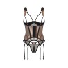 Soranna corset et string ouverts