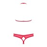 870-SEC-3 Ensemble ouvert 2 pcs - Rouge
