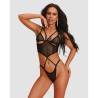 Anniverse special top et string - Noir