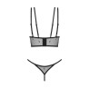 Anniverse special top et string - Noir