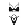 Dame controle body ouvert - Noir