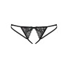 Picantina String ouvert - Noir