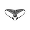 Picantina String ouvert - Noir