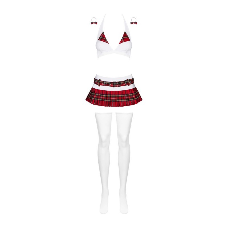 Schooly Costume - Rouge et Blanc