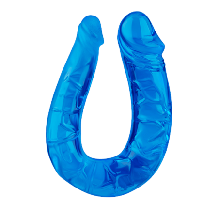 Double Dong Flexible Bleu Pocket Pleasure + 1 dosette de lubrifiant