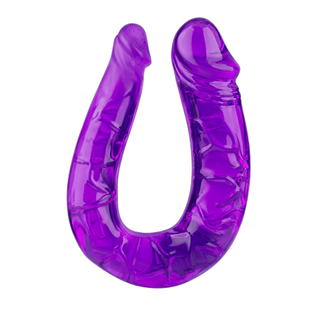Double Dong Flexible Violet Pocket Pleasure + 1 dosette de lubrifiant