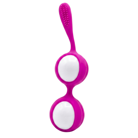 Boules de Geisha Fuchsia Silicone + 1 dosette lubrifiant — Pocket Pleasure