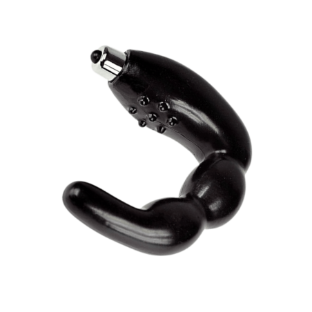 Stimulateur de Prostate Vibrant Noir + 1 dosette lubrifiant — Pocket Pleasure