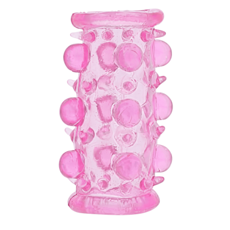 Gaine Pénienne Picots Rose + 1 dosette lubrifiant — Pocket Pleasure