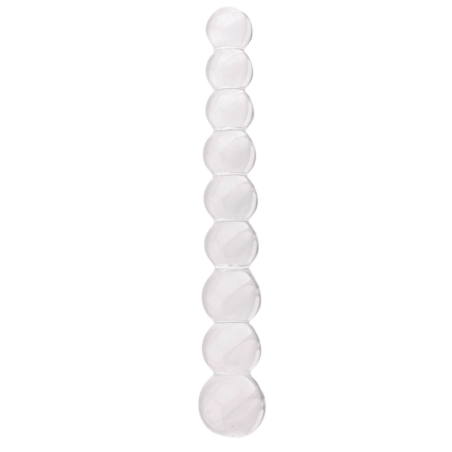 Chapelet Anal en Verre Transparent + 1 dosette de lubrifiant — Pocket Pleasure