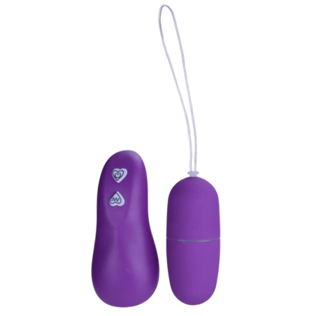 Œuf Vibrant Télécommandé 7 Vitesses Violet + 1 dosette de lubrifiant — Pocket Pleasure