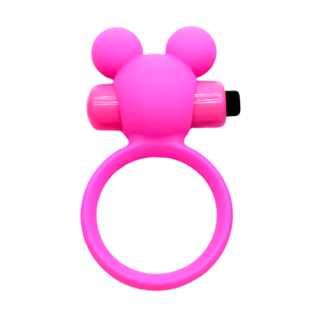 Anneau Vibrant Ourson Rose + 1 dosette de lubrifiant — Pocket Pleasure
