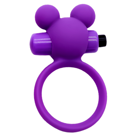 Anneau Vibrant Ourson Violet + 1 dosette de lubrifiant — Pocket Pleasure