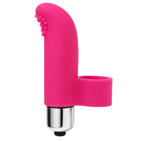 Doigt Chinois Vibrant Picots Rose + 1 dosette de lubrifiant — Pocket Pleasure