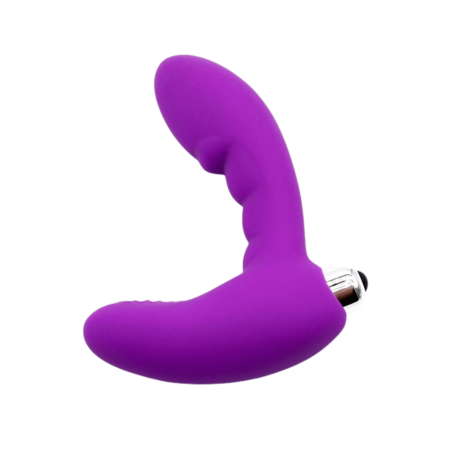 Vibromasseur anal violet stimulateur de prostate Pocket Pleasure + 1 dosette lubrifiant