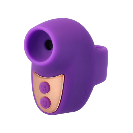 Mini stimulateur clitoridien violet pour doigt rechargeable – LANGLOYS