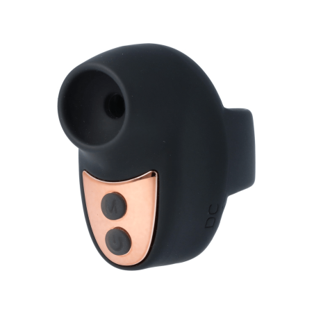 Mini stimulateur clitoridien noir pour doigt rechargeable – LANGLOYS