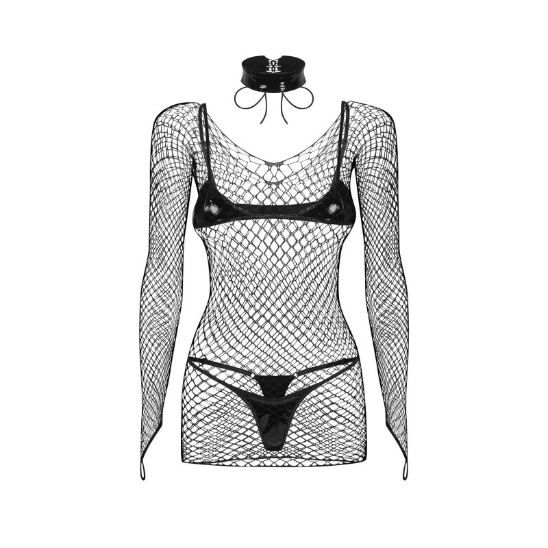Sashalla ensemble de lingerie 4 pièces - Noir