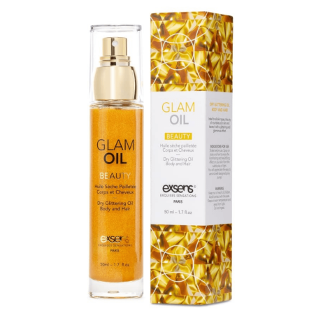 Huile sèche pailletée corps et cheveux 50ml
