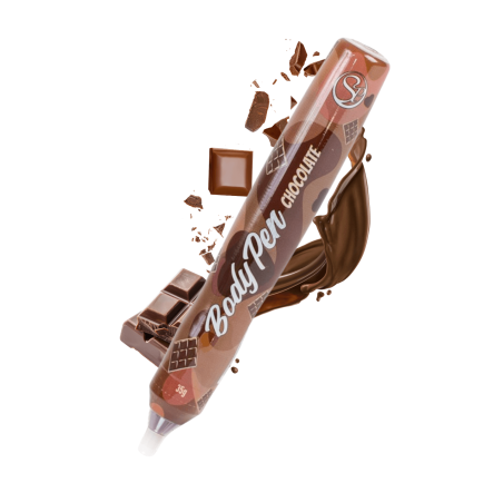 Stylo corporel bodypaint comestible chocolat