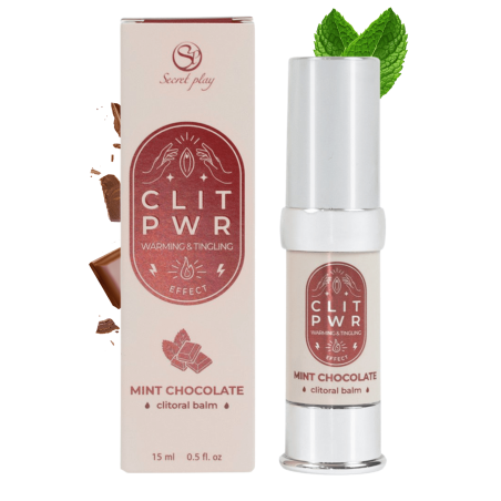 Baume stimulant chauffant pour clitoris Menthe Chocolat 15ml
