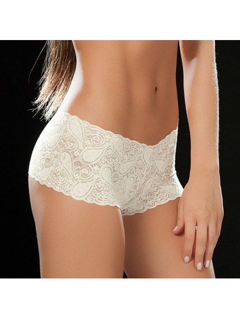 Boyshort dentelle 90 White