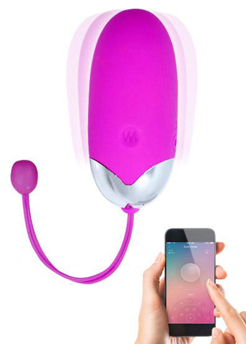 Oeuf vibrant puissant USB avec application smatphone — Pretty Love, sélection SENVÉLYA