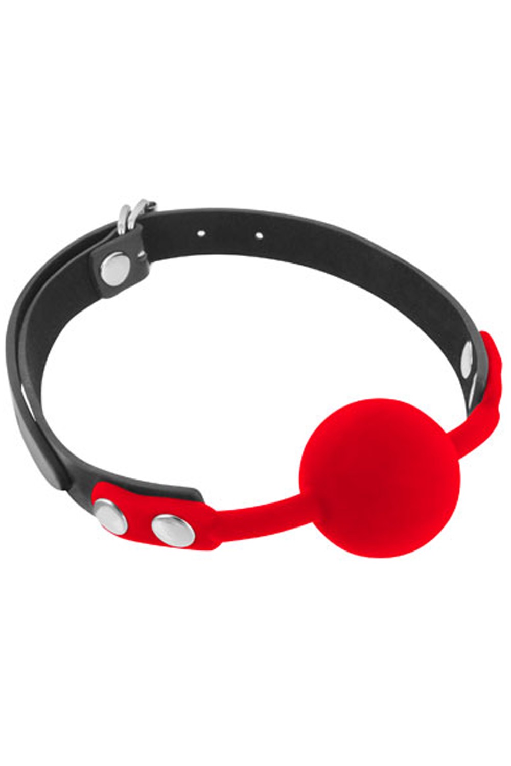 Baillon à boule rouge silicone — Fetish Tentation, sélection SENVÉLYA