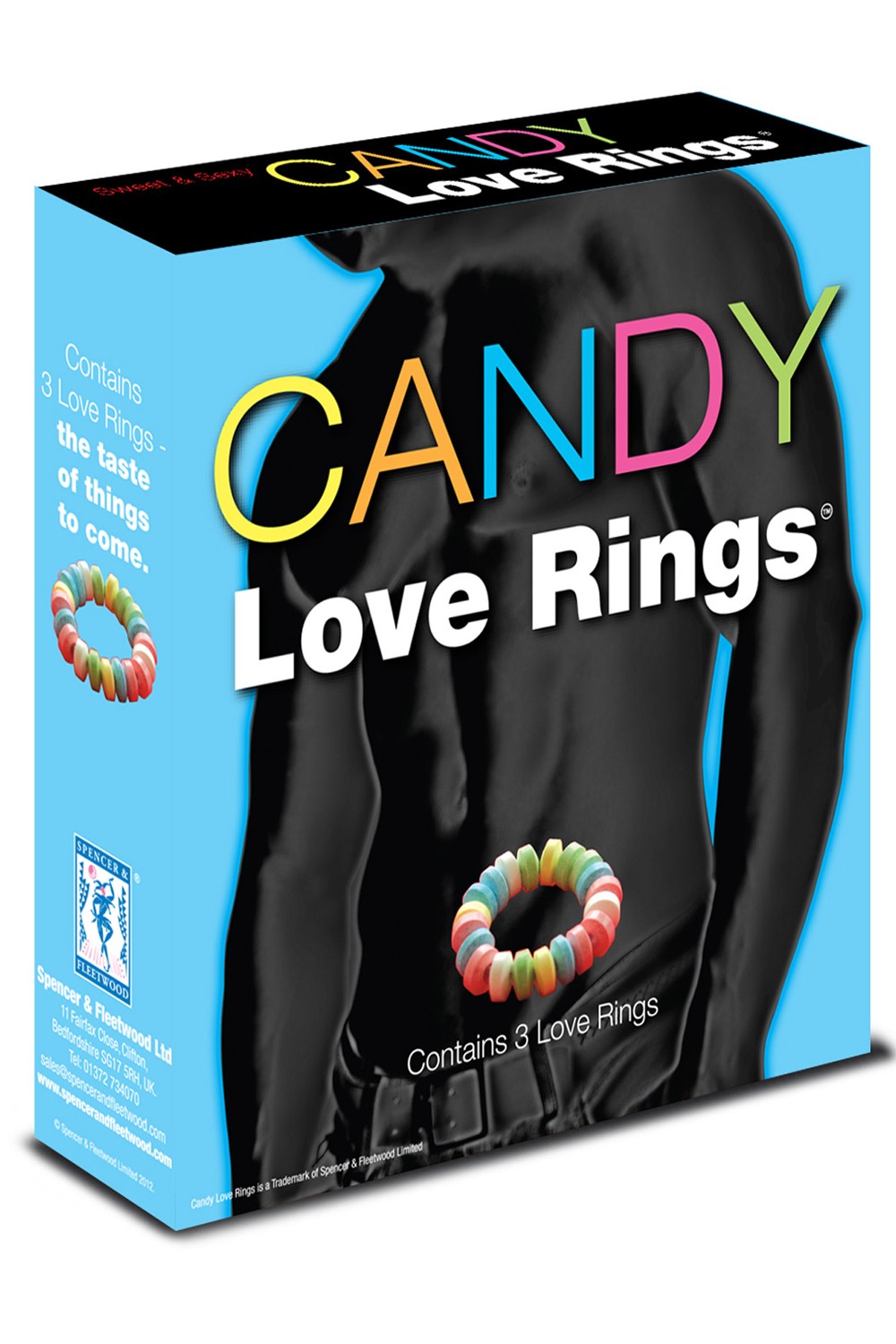 Lot de 3 cockrings bonbons Candy — SPENCER & FLEETWOOD, sélection SENVÉLYA