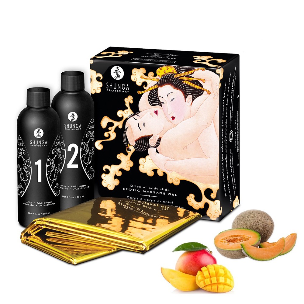 Gelée de massage oriental melon mangue — Shunga, sélection SENVÉLYA