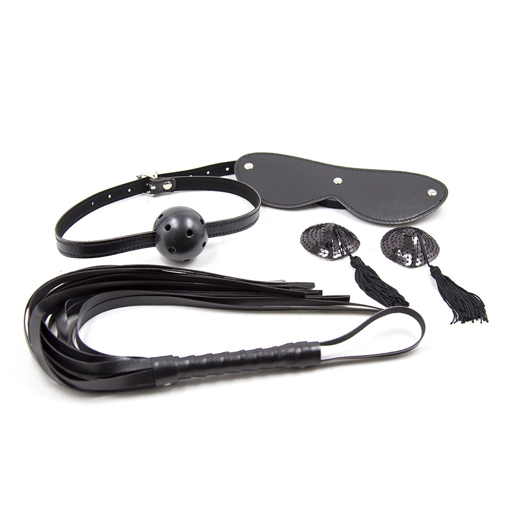Ensemble Bondage noir - 4 pièces — Dreamy Fetish, sélection SENVÉLYA