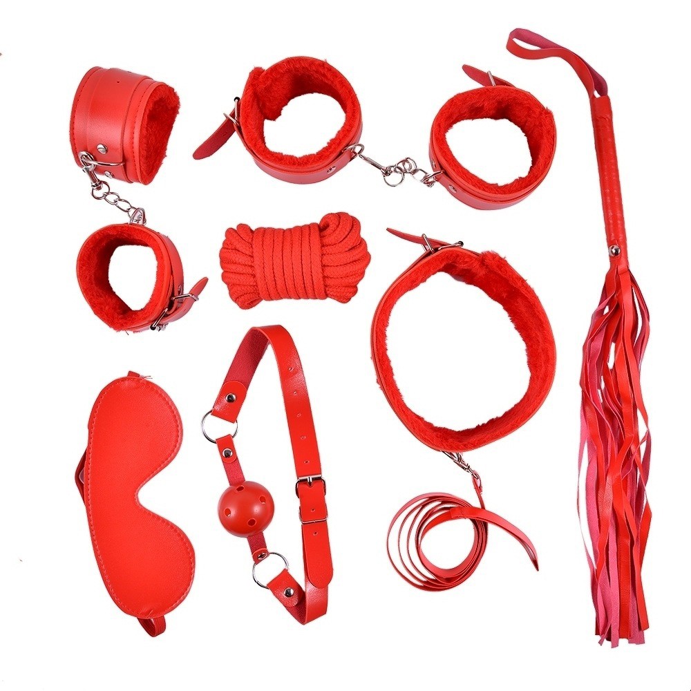Ensemble Bondage rouge - 10 pièces — Dreamy Fetish, sélection SENVÉLYA