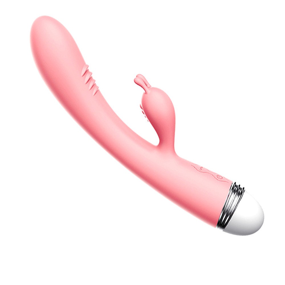 Vibromasseur Rabbit rose vintage 10 vitesse USB — Plaisir Emoi, sélection SENVÉLYA
