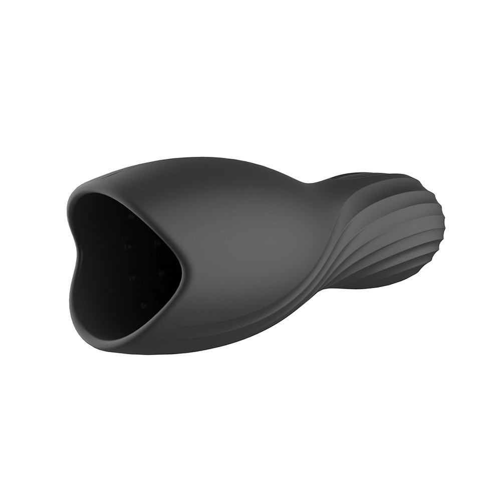 Masturbateur noir vibrant AirCraft Cup — Plaisir Emoi, sélection SENVÉLYA