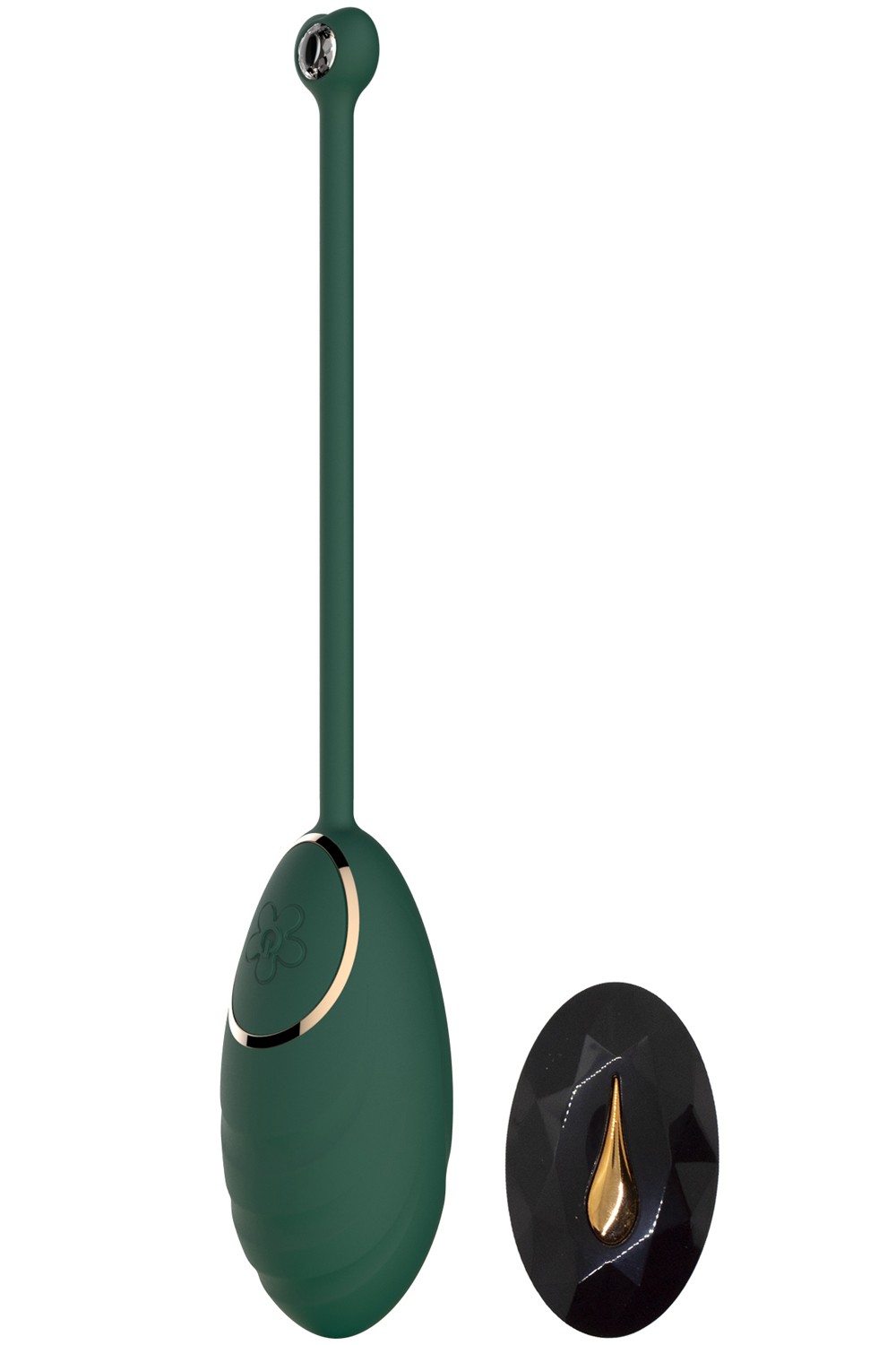 Œuf vibrant Vert Emeraude avec télécommande USB — Plaisir Emoi, sélection SENVÉLYA