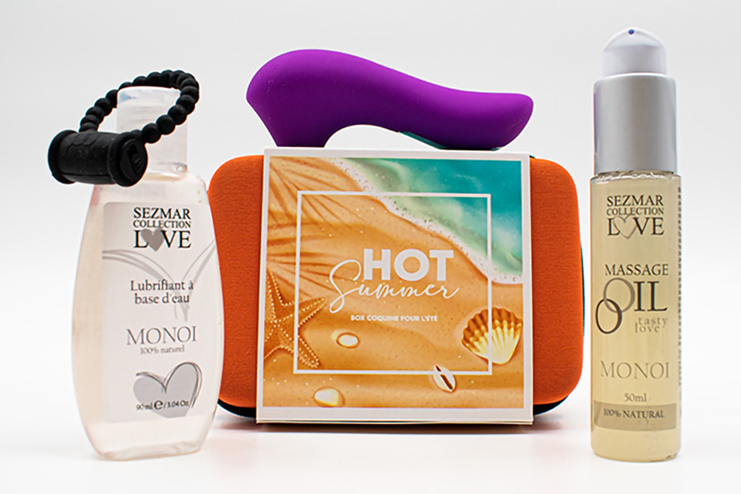 Box Hot Summer parfum pour le couple Monoï, sélection SENVÉLYA
